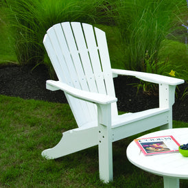 Seaside Casual Shellback Adirondack Chair -- Poly Outdoor Chair
