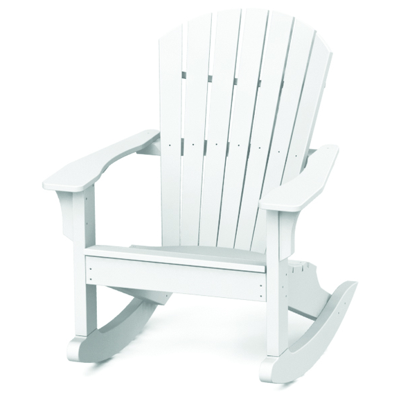 Seaside Casual Shellback Adirondack Rocker – Poly Outdoor Rocking Chair