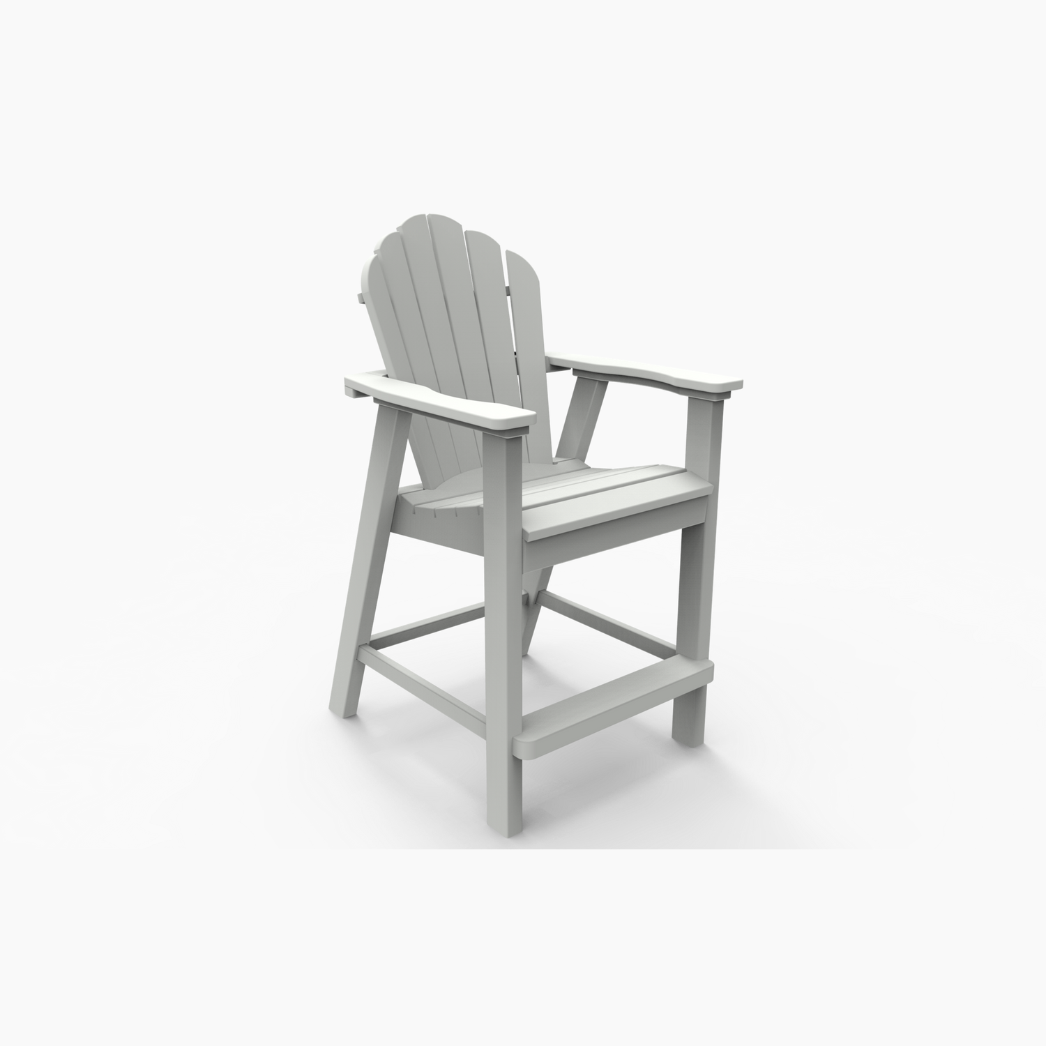 Seaside Casual Adirondack Shellback Balcony Chair (017)