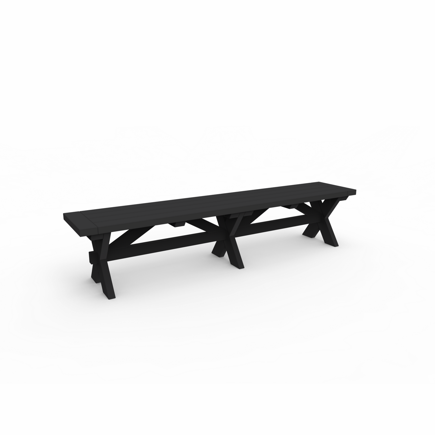Seaside Casual Sonoma 76 Inch Dining Bench (071)
