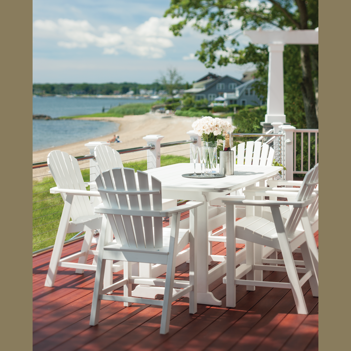 Seaside Casual Portsmouth BALCONY Table 42 x 72" (083)