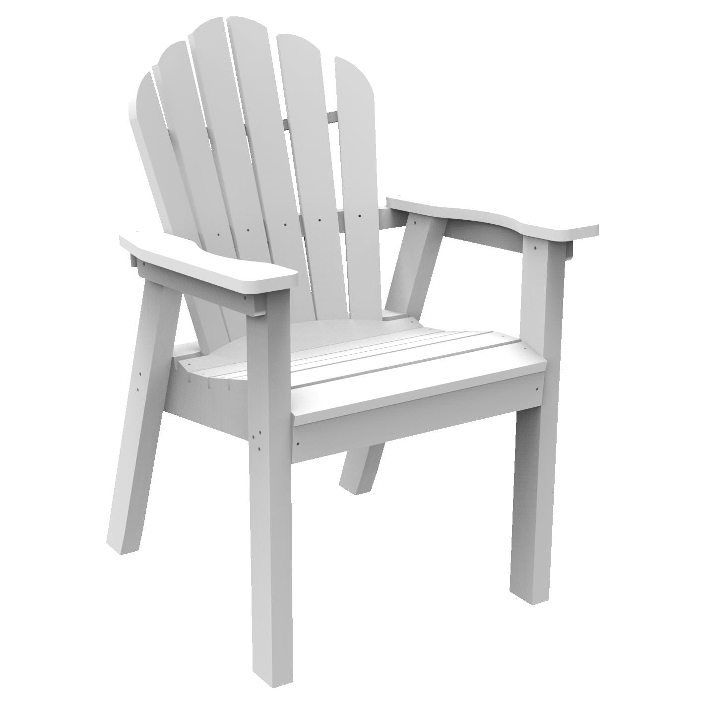 Seaside Casual Classic Adirondack Dining Chair – Poly Outdoor Chair