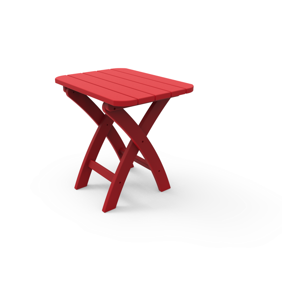 Seaside Casual Coastline Harborview Folding Side Table – Poly Outdoor Table