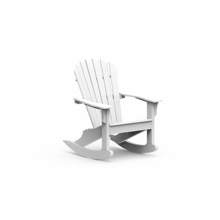 Seaside Casual Shellback Adirondack Rocker – Poly Outdoor Rocking Chair