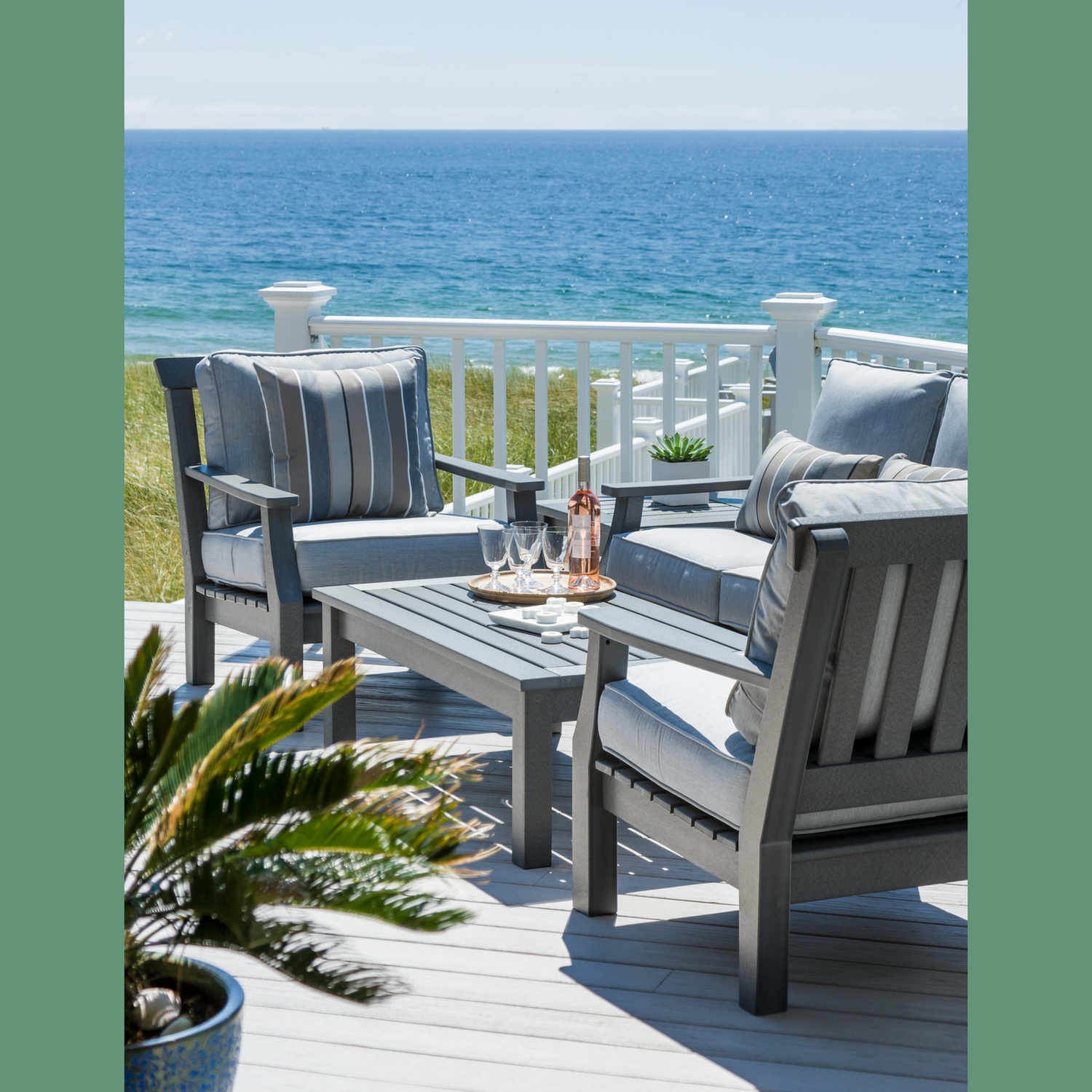 Seaside Casual Nantucket Coffee Table (093)