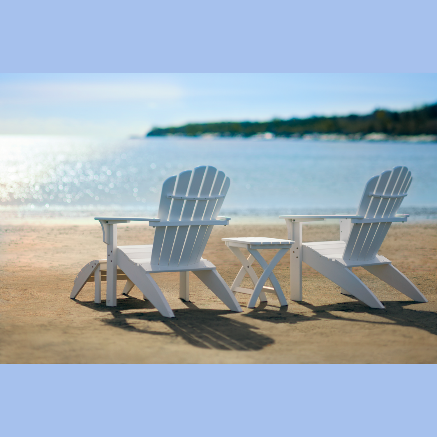Seaside Casual Coastline Adirondack Chair – Poly Outdoor Chair